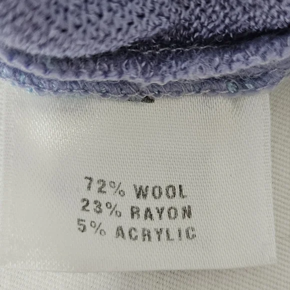 St John Sport Santana Knit Vintage Geometric Pastel V-Neck Sweater S - Picture 8 of 10